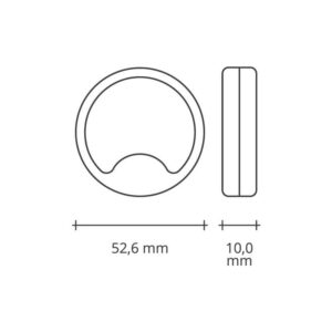 Ibeacon ibks105 size