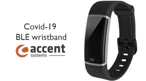 Covid 19 ble wristband
